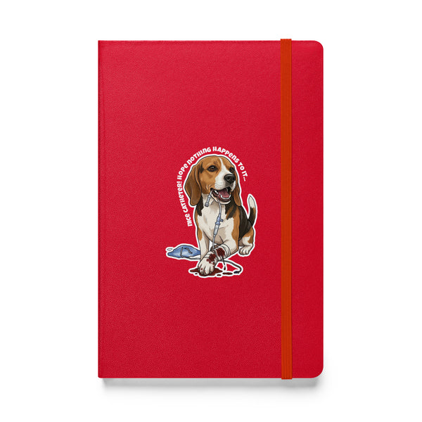 Nice catheter!, Hardcover-bound notebook-I love Veterinary