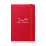 Paws and enjoy the little things, Hardcover-bound notebook-I love Veterinary