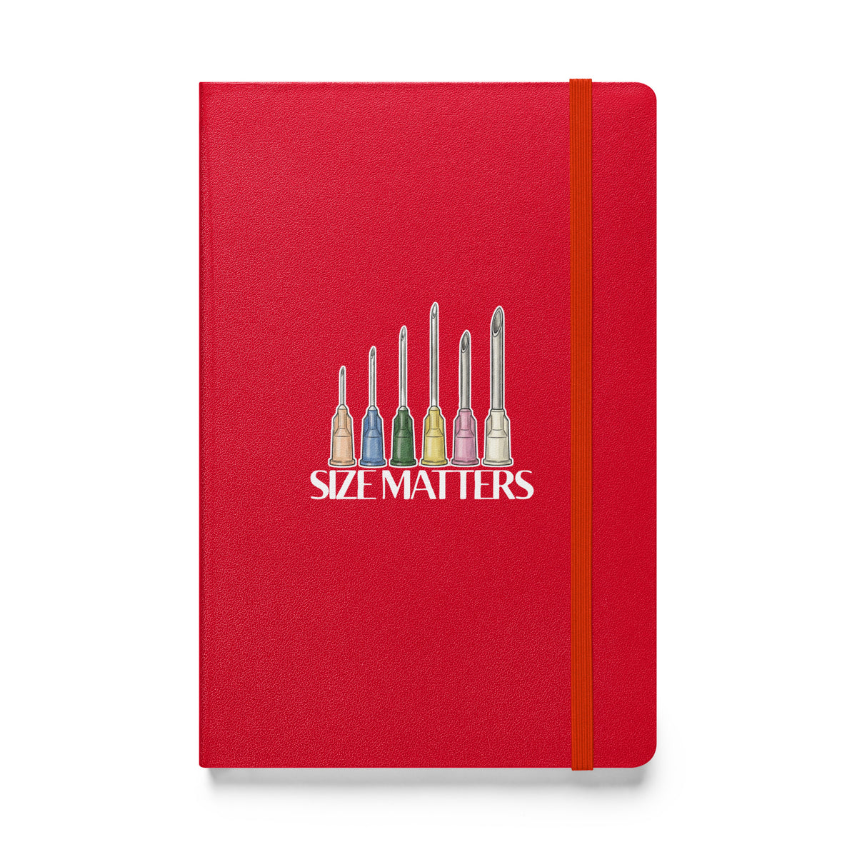 Size Matters, Hardcover-bound notebook-I love Veterinary