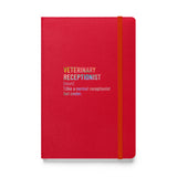 Veterinary receptionist definition, Hardcover-bound notebook-I love Veterinary