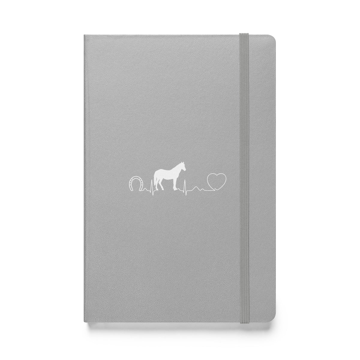 Horse Pulse Hardcover bound notebook-Hardcover Bound Notebook | JournalBook®-I love Veterinary