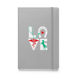 Equine Love Hardcover bound notebook-Hardcover Bound Notebook | JournalBook®-I love Veterinary