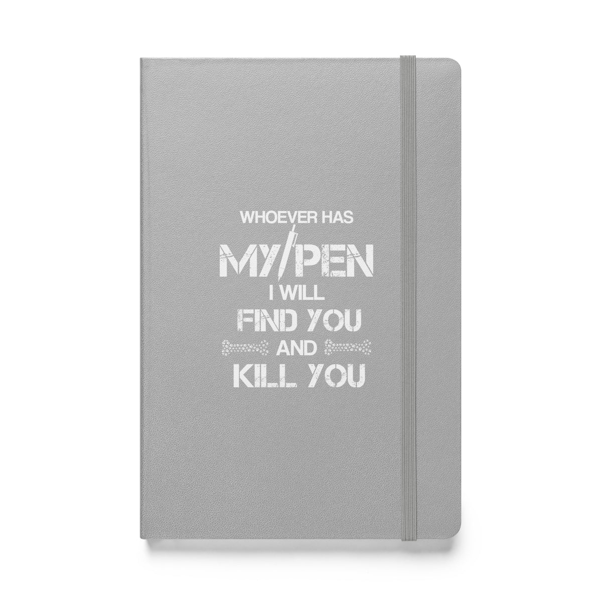 My Pen Joke Hardcover bound notebook-Hardcover Bound Notebook | JournalBook®-I love Veterinary