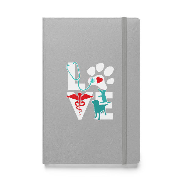 Love Veterinary cat and dog Hardcover bound notebook-I love Veterinary