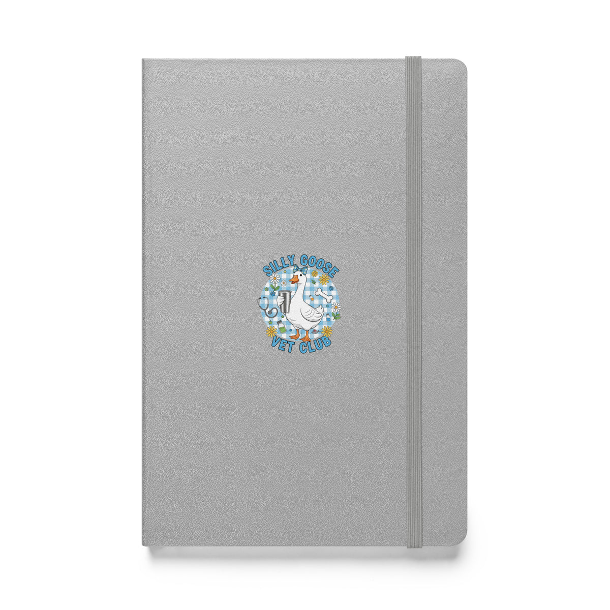 Silly Goose Vet Club Hardcover-bound notebook-Hardcover Bound Notebook | JournalBook®-I love Veterinary