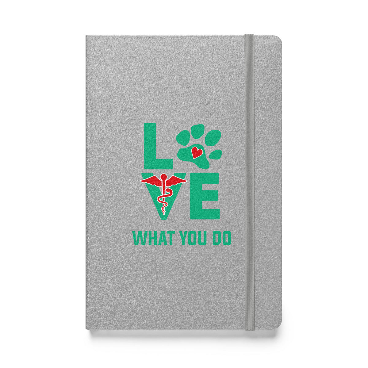 Love what you do Hardcover bound notebook-Hardcover Bound Notebook | JournalBook®-I love Veterinary