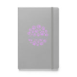 Vet Receptionist circle paws pattern, Hardcover-bound notebook-I love Veterinary
