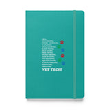 I am a... Vet Tech Hardcover bound notebook-Hardcover Bound Notebook | JournalBook®-I love Veterinary