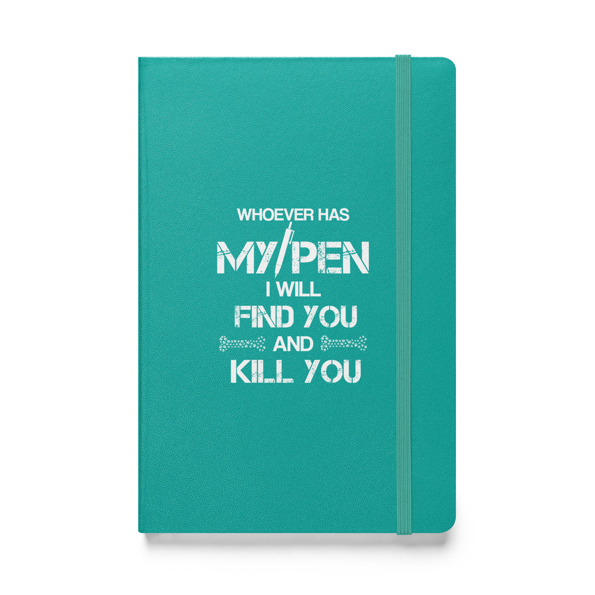 My Pen Joke Hardcover bound notebook-Hardcover Bound Notebook | JournalBook®-I love Veterinary