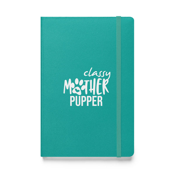 Classy mother pupper Hardcover bound notebook-Hardcover Bound Notebook | JournalBook®-I love Veterinary