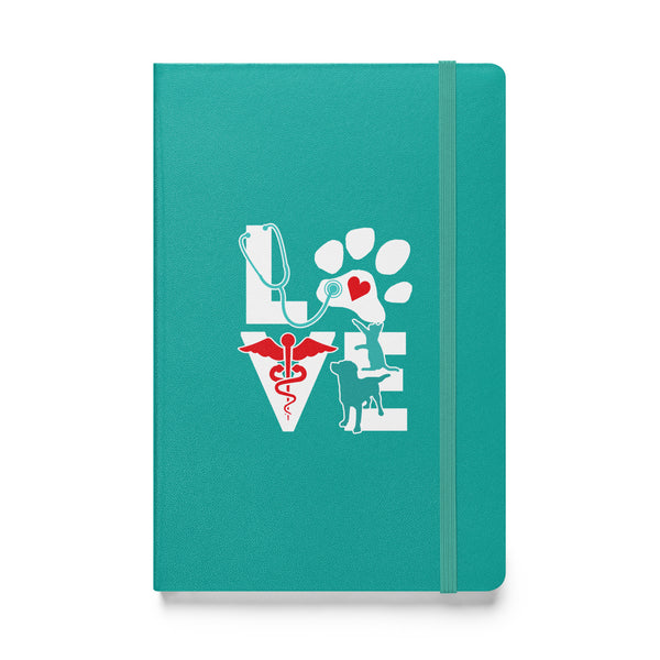 Love Veterinary cat and dog Hardcover bound notebook-I love Veterinary