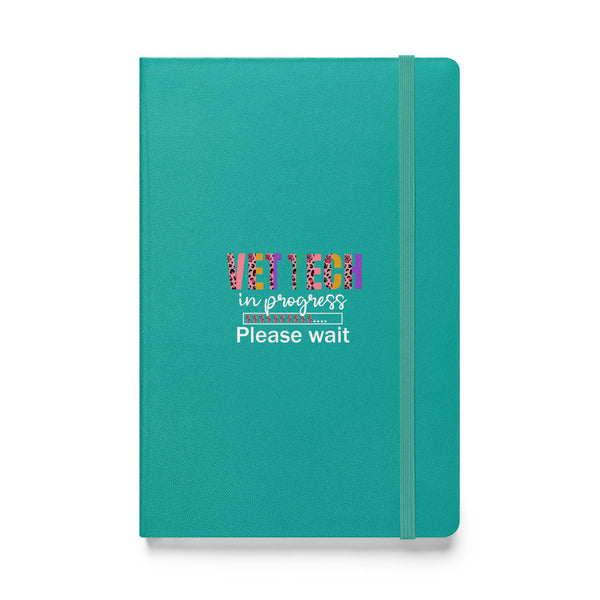 Vet Tech in Progress... Hardcover bound notebook-Hardcover Bound Notebook | JournalBook®-I love Veterinary