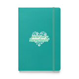 Veterinary Receptionist Heart Paws Hardcover-bound notebook-Hardcover Bound Notebook | JournalBook®-I love Veterinary