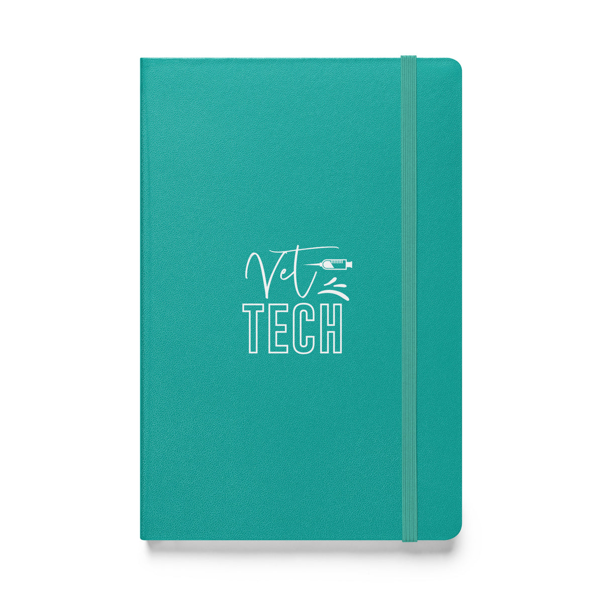 Vet Tech Needle Hardcover-bound notebook-Hardcover Bound Notebook | JournalBook®-I love Veterinary