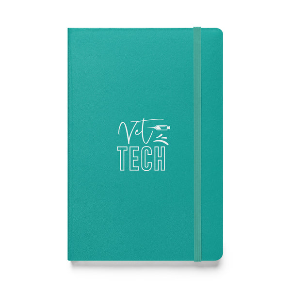 Vet Tech Needle Hardcover-bound notebook-Hardcover Bound Notebook | JournalBook®-I love Veterinary