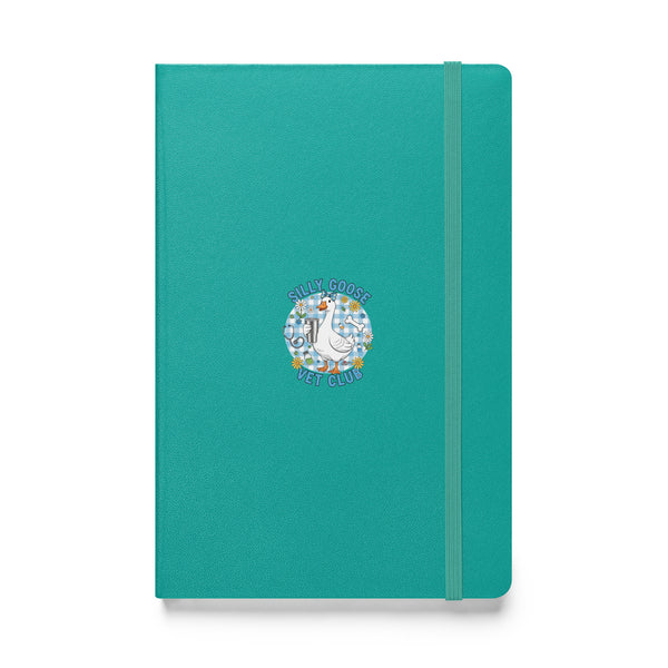Silly Goose Vet Club Hardcover-bound notebook-Hardcover Bound Notebook | JournalBook®-I love Veterinary