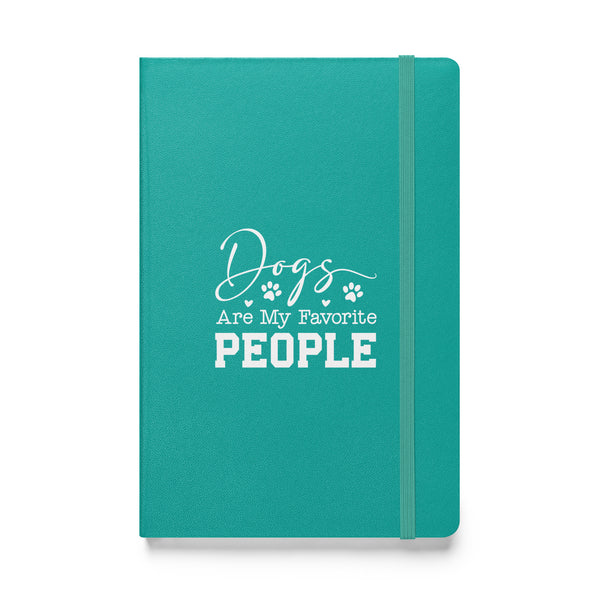 Dogs Are My Favorite People Hardcover-bound notebook-Hardcover Bound Notebook | JournalBook®-I love Veterinary