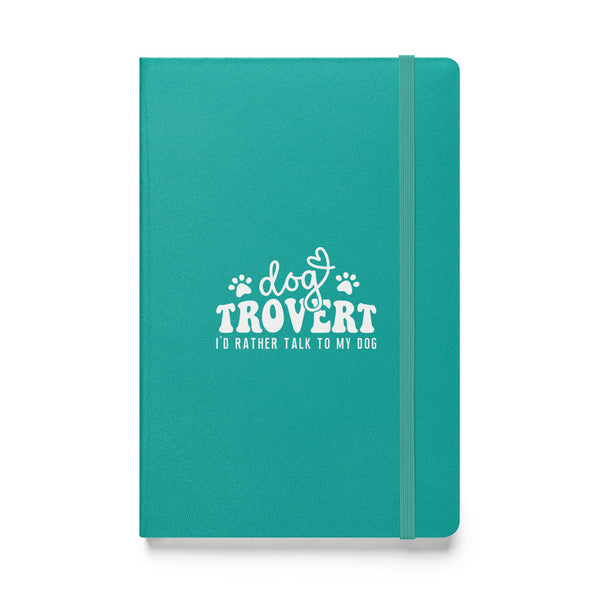I'd rather talk to my Dog Hardcover-bound notebook-Hardcover Bound Notebook | JournalBook®-I love Veterinary