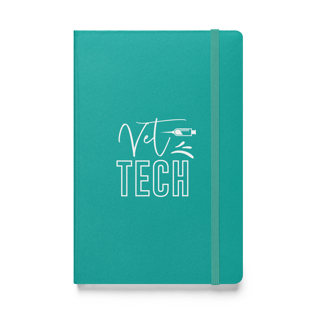 Vet Tech Needle Hardcover-bound notebook-Hardcover Bound Notebook | JournalBook®-I love Veterinary