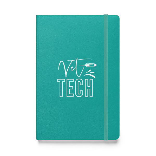 Vet Tech Needle Hardcover-bound notebook-Hardcover Bound Notebook | JournalBook®-I love Veterinary