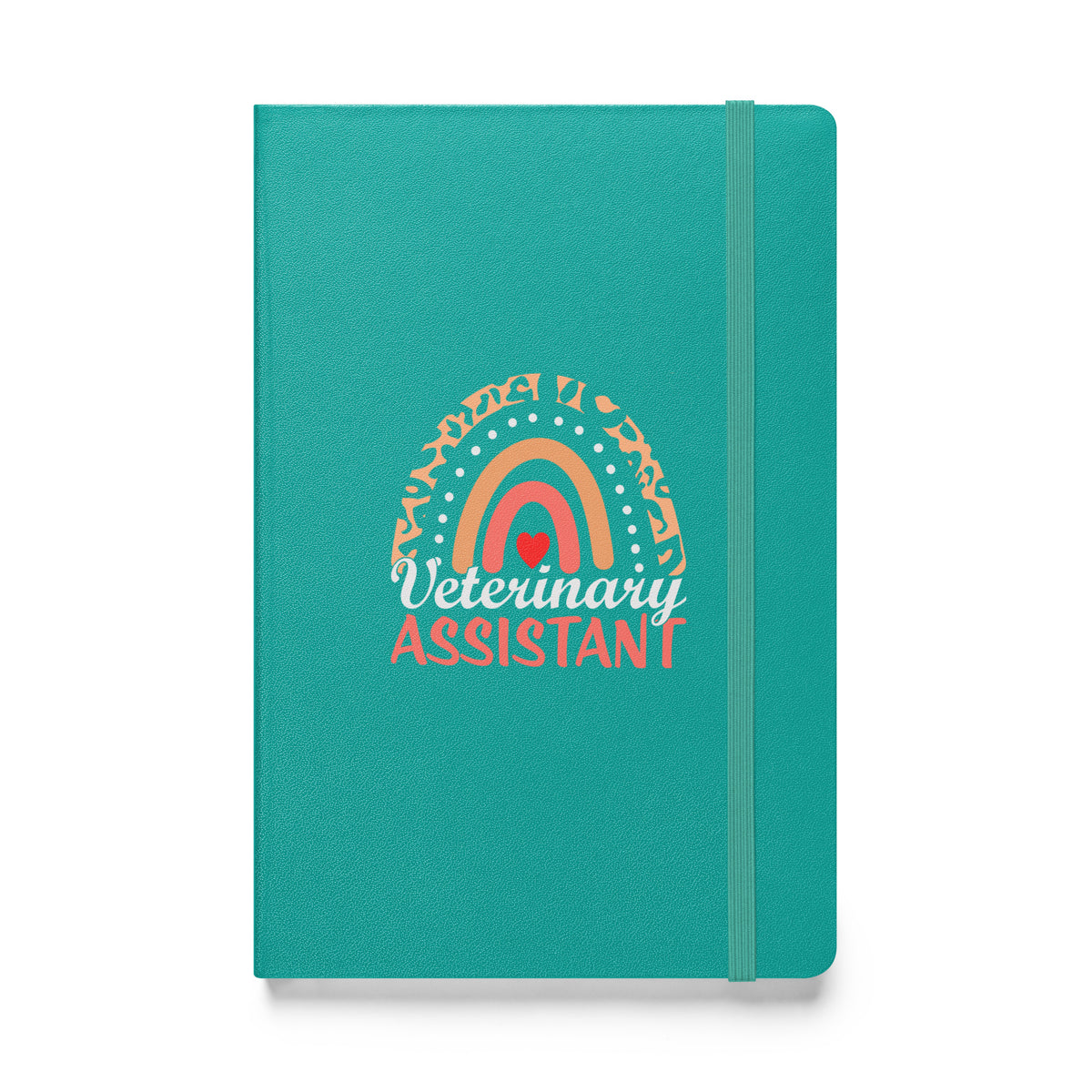 Veterinary Assistant Heart Hardcover-bound notebook-Hardcover Bound Notebook | JournalBook®-I love Veterinary