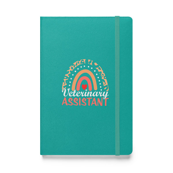 Veterinary Assistant Heart Hardcover-bound notebook-Hardcover Bound Notebook | JournalBook®-I love Veterinary