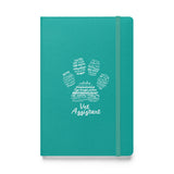 Vet Assistant Pawprint Hardcover bound notebook-Hardcover Bound Notebook | JournalBook®-I love Veterinary