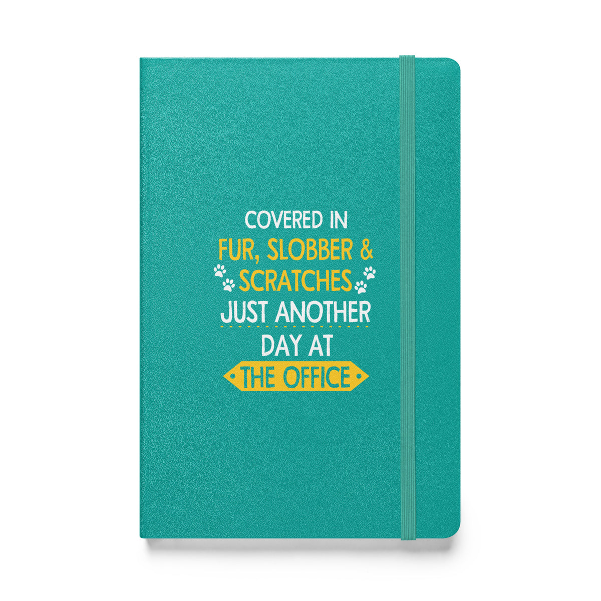 Fur, Slobber, Scratches Hardcover bound notebook-Hardcover Bound Notebook | JournalBook®-I love Veterinary