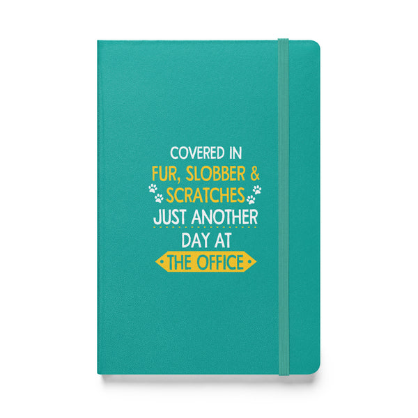 Fur, Slobber, Scratches Hardcover bound notebook-Hardcover Bound Notebook | JournalBook®-I love Veterinary