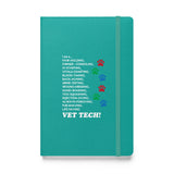 I am a... Vet Tech Hardcover bound notebook-Hardcover Bound Notebook | JournalBook®-I love Veterinary