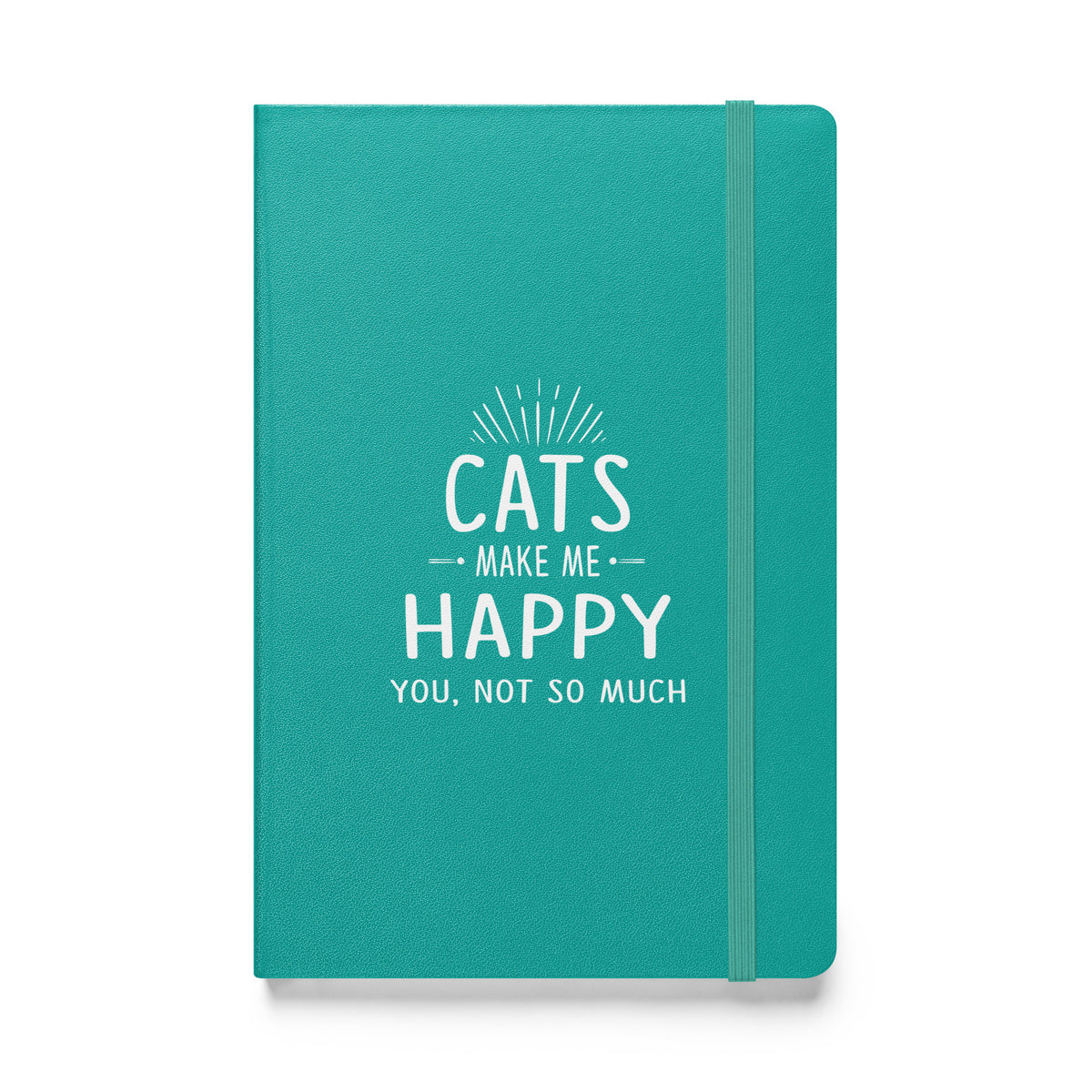 Cats make me happy Hardcover bound notebook-Hardcover Bound Notebook | JournalBook®-I love Veterinary