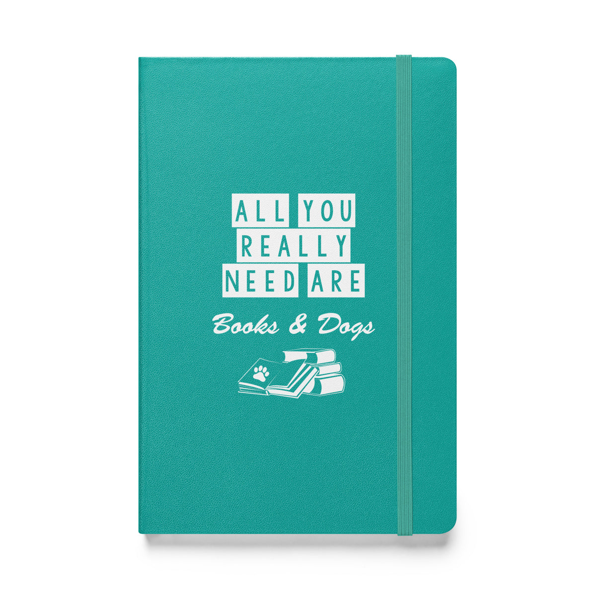 Books and Dogs Hardcover bound notebook-Hardcover Bound Notebook | JournalBook®-I love Veterinary