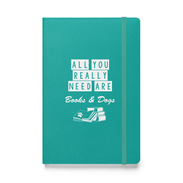 Books and Dogs Hardcover bound notebook-Hardcover Bound Notebook | JournalBook®-I love Veterinary