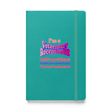 I'm a vet receptionist, I solve problems 2, Hardcover-bound notebook-I love Veterinary