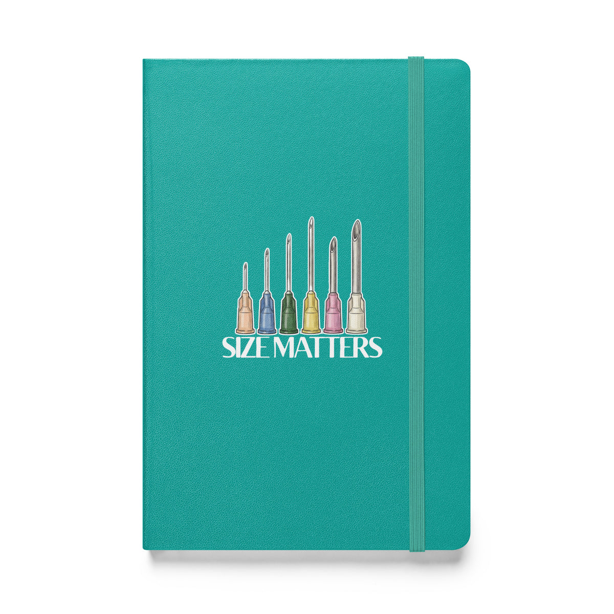 Size Matters, Hardcover-bound notebook-I love Veterinary