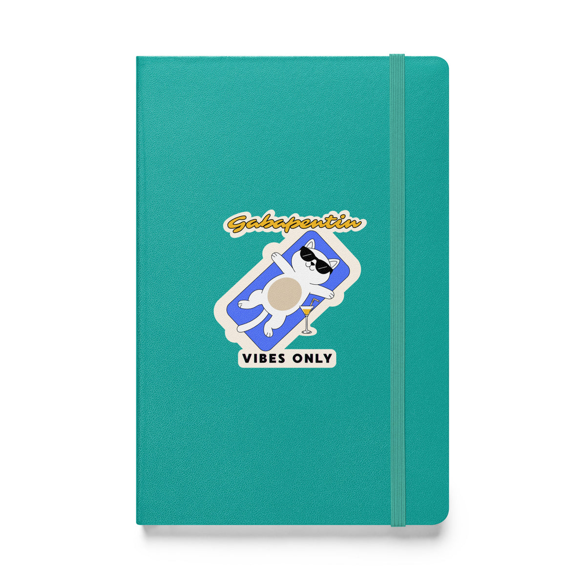 Gabapentin vibes only, Hardcover-bound notebook-I love Veterinary