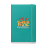 It's a good day to save animals, Hardcover-bound notebook-I love Veterinary