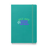Vet Med because humans are gross, Hardcover-bound notebook-I love Veterinary