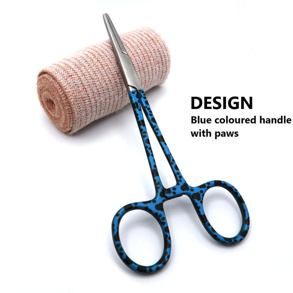 Paw Print Instruments Set of 3 Bandage Scissor, Hemostat, and Suture Scissor-Veterinary Instruments-I love Veterinary