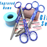 Paw Print Instruments Set of 3 Bandage Scissor, Hemostat, and Suture Scissor-Veterinary Instruments-I love Veterinary