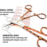 Paw Print Instruments Set of 3 Bandage Scissor, Hemostat, and Suture Scissor-Veterinary Instruments-I love Veterinary