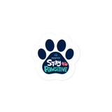 Stay Pawsitive Bubble-free stickers-Kiss-Cut Stickers-I love Veterinary