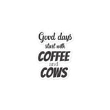 Coffee And Cows Bubble-free stickers-I love Veterinary