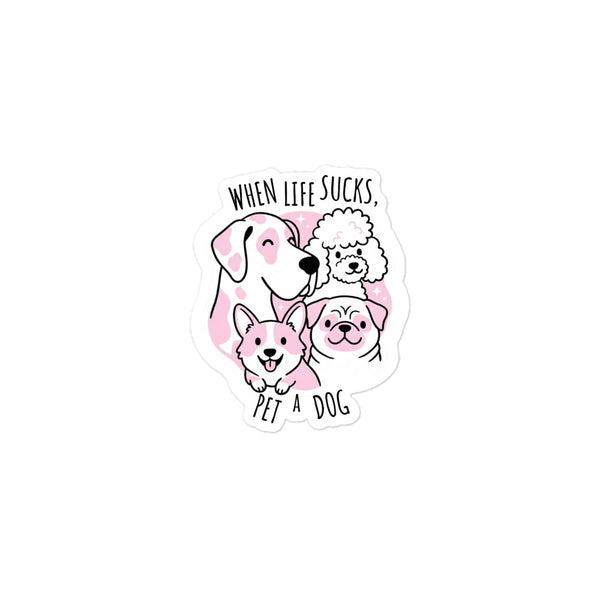 Bubble-free stickers-I love Veterinary