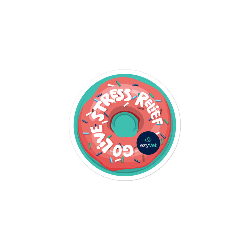 Go live stress relief Bubble-free stickers