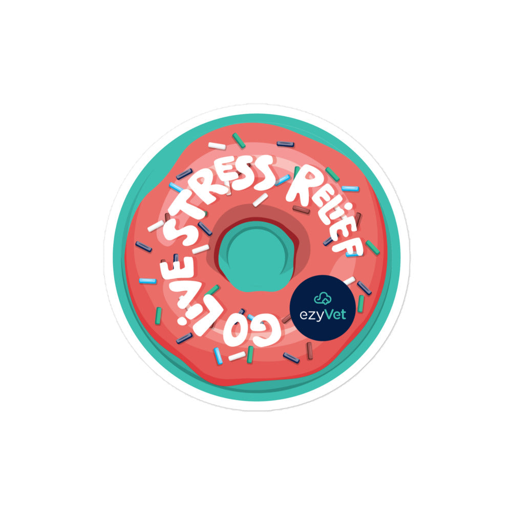 Go live stress relief Bubble-free stickers