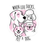 Bubble-free stickers-I love Veterinary