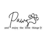 Paws and enjoy the little things Bubble-free stickers-I love Veterinary