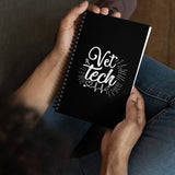 Vet Tech Stethoscope Pulse Spiral notebook-Spiral Notebook-I love Veterinary