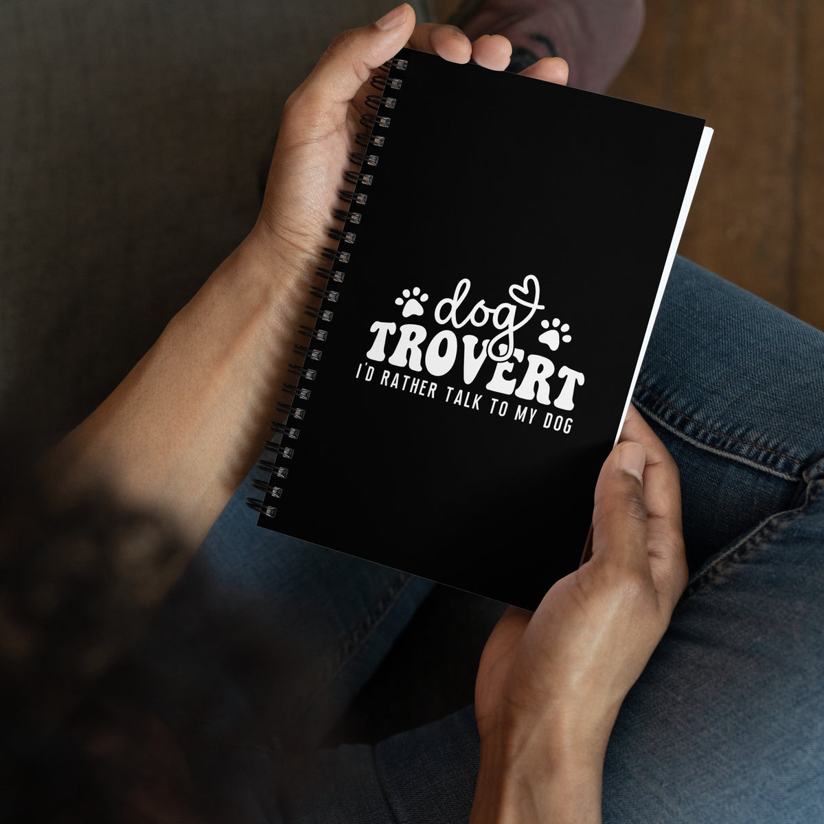 I'd rather talk to my Dog Spiral notebook-Spiral Notebook-I love Veterinary